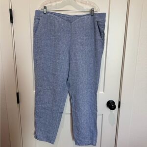 J. Jill Chambray linen pants